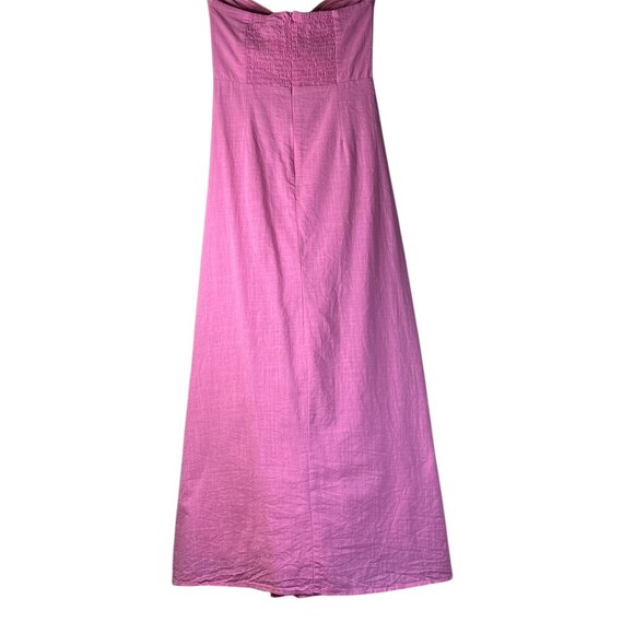 SNDYS x REVOLVE Lilly Dress in Pink X-Small New Womens Midi Strapless - Picture 6 of 10